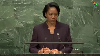 UN Speeches: Francine Baron, Minister for Foreign Affairs for Dominica