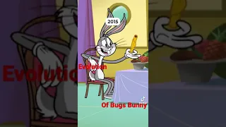 The Evolution of Bugs from 1938-2022 #shorts #looneytunes #bugsbunny