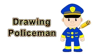 Drawing Policeman @ Citi Heroes Cartoon