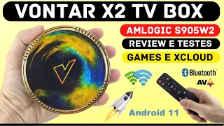 VONTAR X2 TV BOX - AMLOGIC S905W2 04GB RAM - Review e Testes Games e XCLOUD