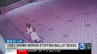 Video shows woman stuffing ballot boxes