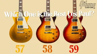 Gibson Custom Historic 57 vs 58 vs 59 Les Paul Standard Reissue I Which One Is the Best Les Paul??
