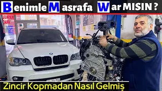 BMW X5 4.0 Dizel 6 Silindir Görecekleriniz Sizi Çok ŞAŞIRTACAK ! Hazır OLun X5M N57 Motor