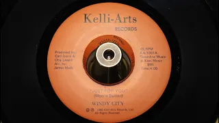 Windy City ‎– Just For You - Kelli-Arts Records ‎– KA-1981