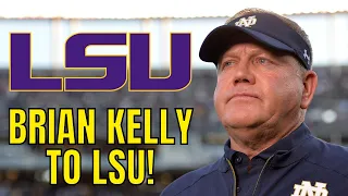 Brian Kelly LEAVING Notre Dame To Become Next Head Coach At LSU!