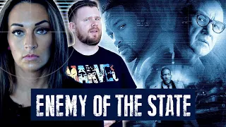My husband watches Enemy of the State for the FIRST time || Movie Reaction