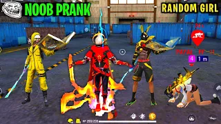 Worldchat Noob Prank With Cute Girl 😍 Random Girl Noob Prank लड़की को आया Gussa | Garena Free Fire 🔥