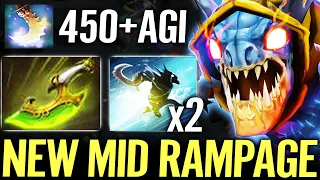 🔥 450+ AGI SLARK GOD MID — Rampage 31 MIN 35 KILLs WTF META Swift Blink + Aghanim Dota 2 Pro