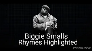 Biggie smalls Unbelievable - (Rhymes Highlighted)