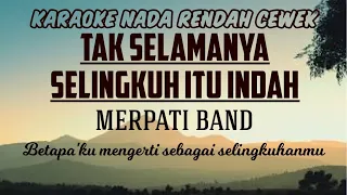 Merpati Band - Tak Selamanya Selingkuh itu Indah Karaoke Lower Key Nada Rendah Wanita (C mayor)