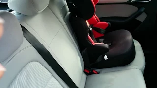 How to fold seat in Audi Q3