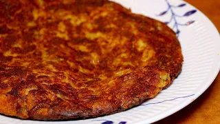 Easy 3-Ingredient Rösti (Crispy Swiss Potato Pancake) - Recipe # 187