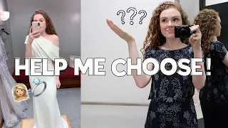 Come Engagement Dress Shopping with Me! Help Me Choose | Amanda Asad