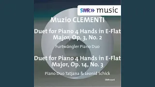 Duet for Piano 4 Hands in E-Flat Major, Op. 14 No. 3: I. Allegro