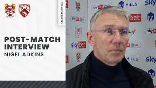 Post Match | Nigel Adkins (Morecambe H)