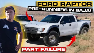 PRE-RUN Close Call! Part Failure Going 80 MPH Thru Whoops! Episode 2 - Baja 500 Series!