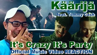 Käärijä - It's Crazy It's Party (feat. Tommy Cash) (Official Music Video) REACTION