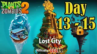 Plants vs Zombies 2 | Lost City - Day 13 ➡ 15 | KIDO Gaming #47