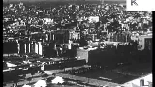 1930s Cairo, Egypt, Train Station, Street Scenes, Archive Footage