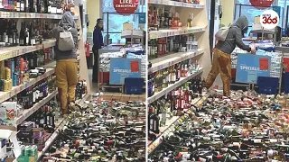 Jobless woman smashed £10,000 bottles of booze in five-minute Aldi wrecking spree - News 360 Tv