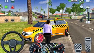 Taxi Sim 2023: Cab Car Service Driving Simulator #41 Car Game Android Gameplay