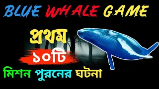 Blue Whale Game এর প্রথম ১০ টি টাস্ক কি ছিলো জেনে নিন | blue whale game story in bengali