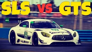 GT SPORT - RIVALS - Mercedes SLS GT3 vs AMG GT3
