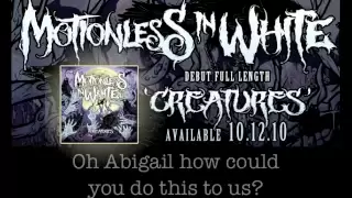 Motionless In White - Abigail (w/ Lyrics)