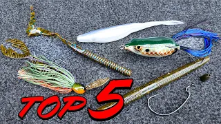 TOP 5 Baits For POND FISHING And BANK FISHING (And How To Fish Them)