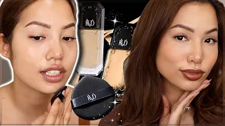 LET'S TRY THE NEW KVD GOOD APPLE SERUM FOUNDATION *oily skin wear test*