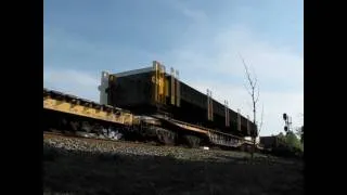 HiDef: Norfolk Southern Military Train O56 at Oakwood, GA 4/17/10