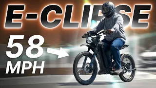 58mph e-moto is Insane! 72V Solar E-Clipse Review