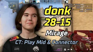 CS2 POV | Spirit donk (28-15)  (mirage) | March 4, 2024 | CS2 POV/demo