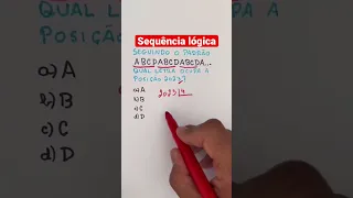 Raciocínio lógico com Sequência Lógica