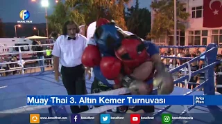 Arka Plan Muay Thai 3 Altın Kemer Turnuvası 18 08 2019