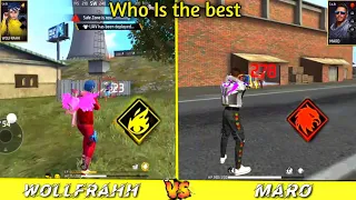 Wolfrahh Vs Maro Character Ability Test After Update Free Fire