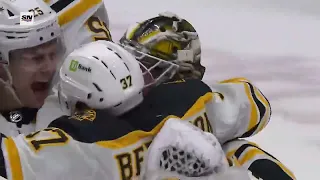 LINUS ULLMARK SCORES A GOALIE GOAL!