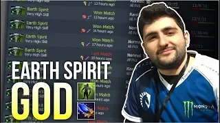 EARTH SPIRIT GOD - GH Spam Earth Spirit Aghanim Scepter 7.06f | Dota 2