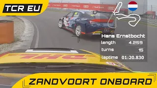 Onboard lap Circuit Zandvoort on the new 2021 layout in my Audi RS3 LMS TCR Europe