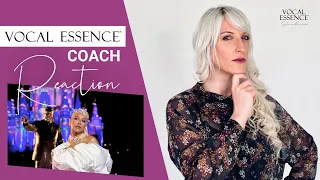 Christina Aguilera - Reflection al Disney World 50th Celebration | Vocal Essence® Coach Reaction