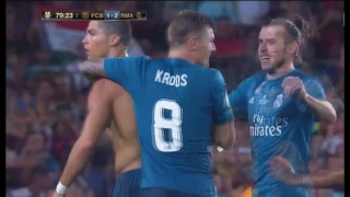 Barcelona VS Real Madrid 1 - 3 Highlights 13 Agustus 2017