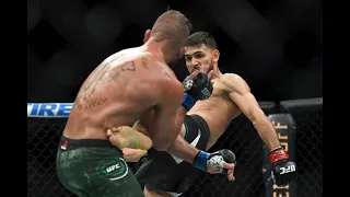 Yair Rodriguez Nearly TKOs Jeremy Stephens with kicks Highlights