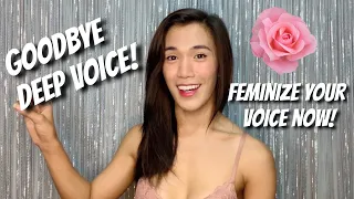 How To Feminize Your Voice | MTF Transgender *Easy & Effective