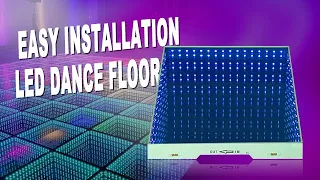Easy Installation 3D Infinity Mirror Magnet portable illuminated Led Dance Floor For Sale