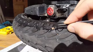 InMotion V11 Tire Slime, it really works. Never had a flat since. max puncture resistance