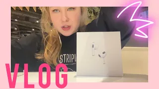 Vlog распаковка AirPods 3 , много косметики, я написала картину