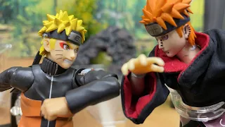 naruto VS Pain full fight stop motion