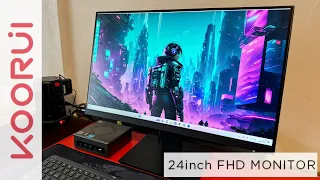 KOORUI 24" 75Hz - The Best Business / Gaming Desktop Monitor Low Cost