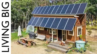 $10,000 Off-The-Grid Tiny House With HUGE Solar System