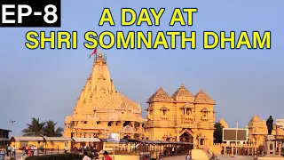 EP 8 Diu to Shri Somnath Dham | Gaulok Dham mBhalka Teertha, Ahilya Bai temple,